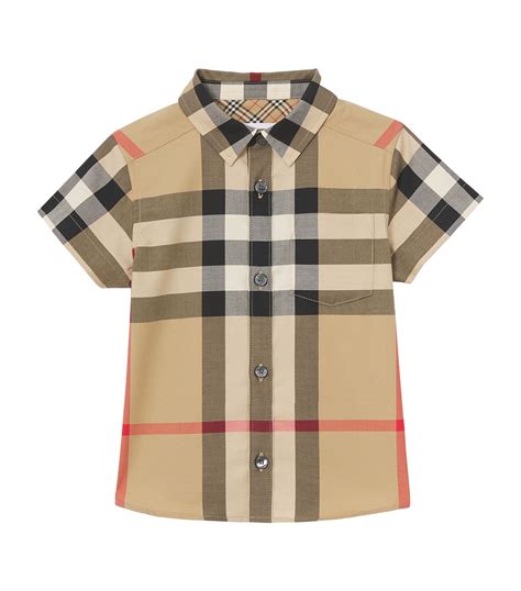 big boys burberry shirt|burberry for kids boys.